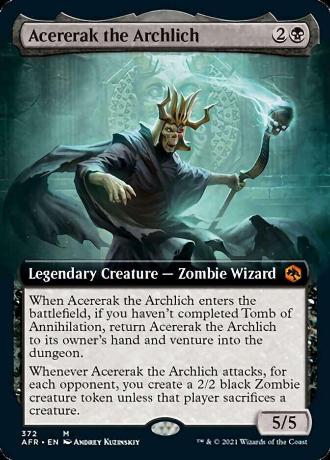 Acererak the Archlich (AFR) / Extended Art