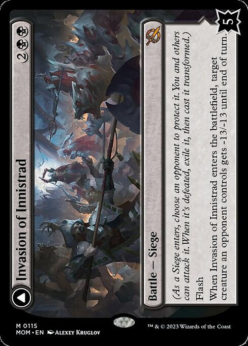 Invasion of Innistrad // Deluge of the Dead (mom) — cara 1 de 2
