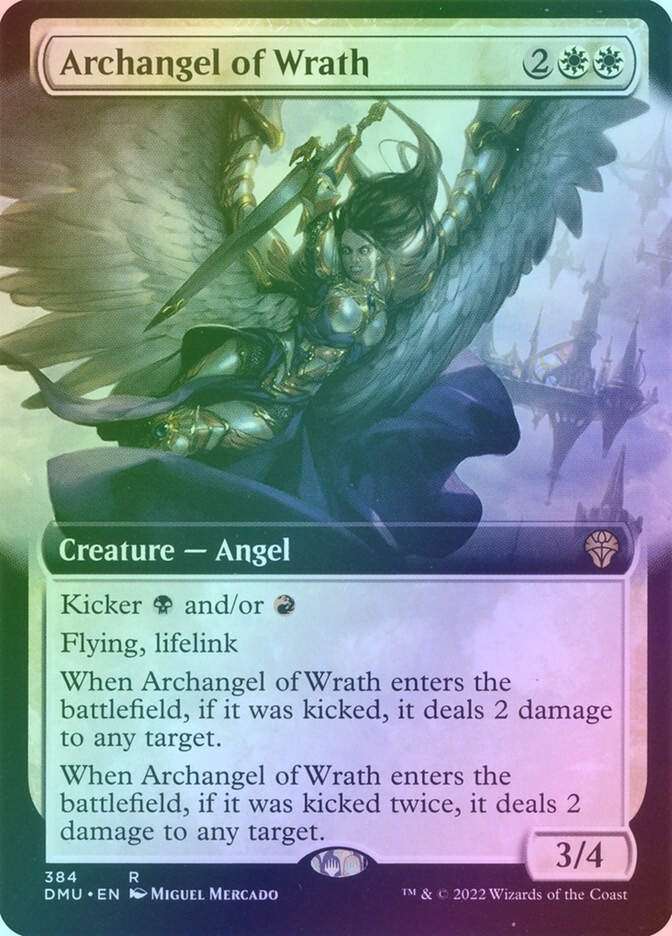 Archangel of Wrath (DMU) (384) / Extended Art / Foil