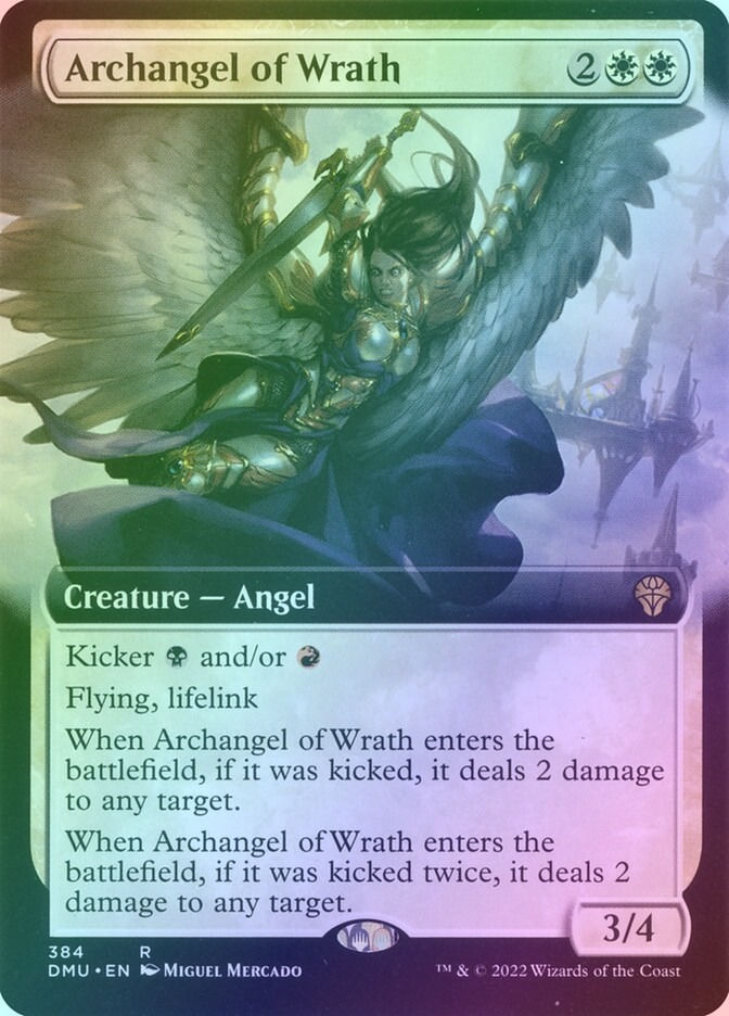 Archangel of Wrath (DMU) (384) / Extended Art / Foil