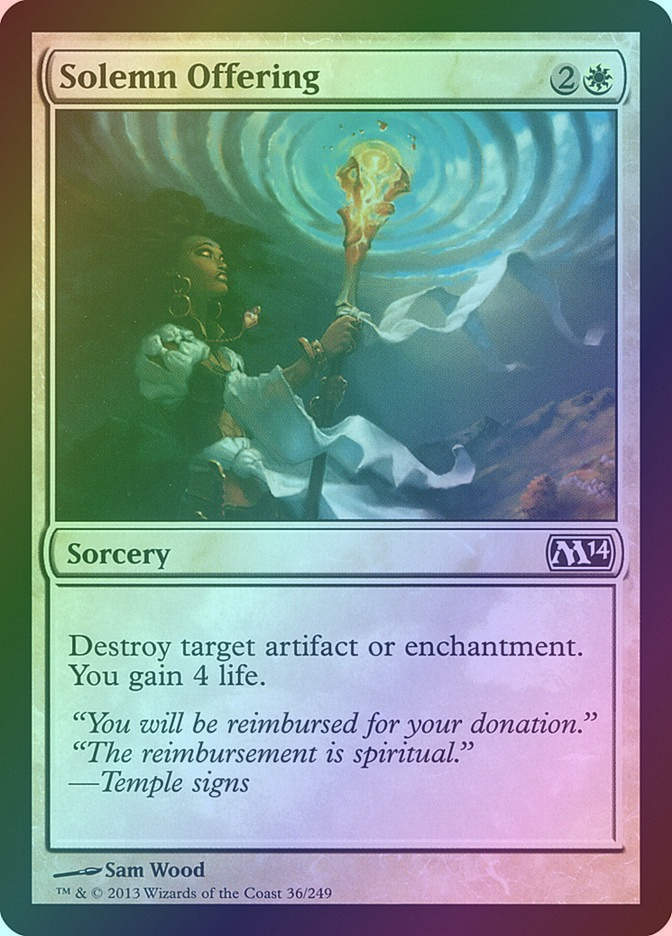 Solemn Offering (M14) (36) / Foil