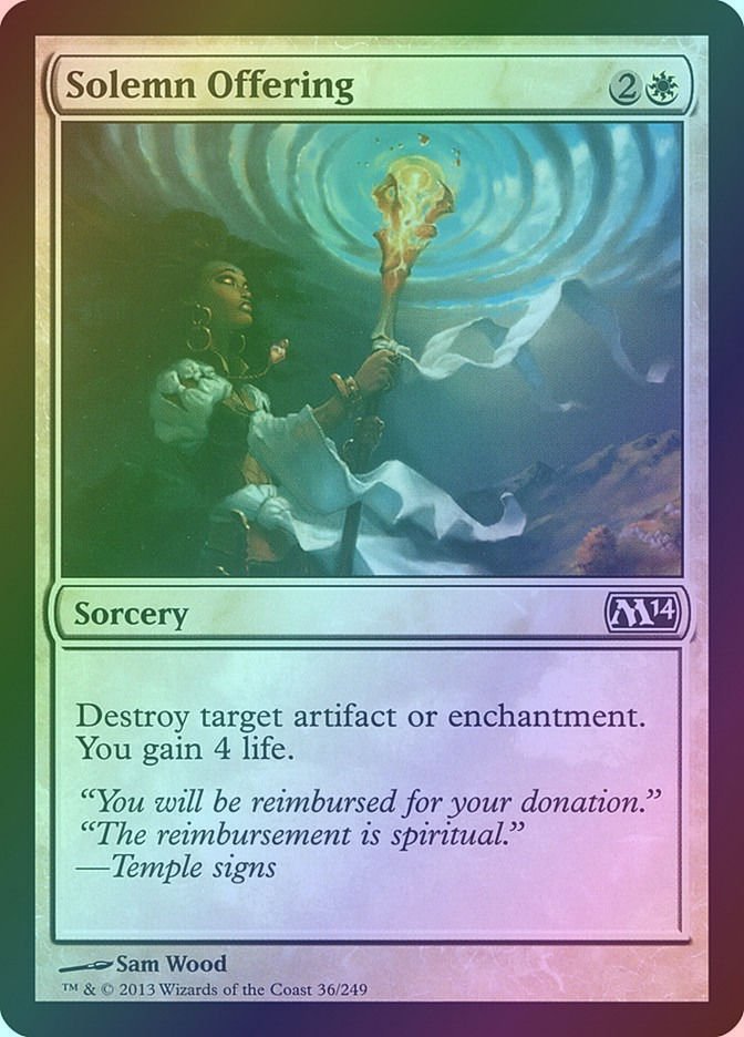 Solemn Offering (M14) (36) / Foil