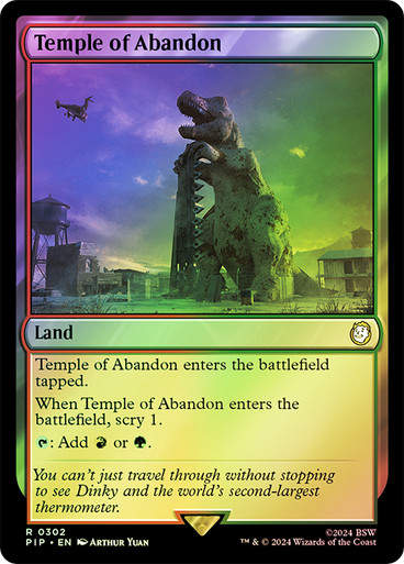 Temple of Abandon (pip) (302) / Foil