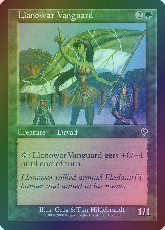 Llanowar Vanguard (INV) (197) / Foil