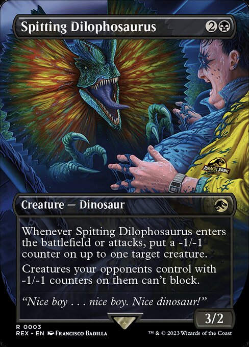 Spitting Dilophosaurus (rex)