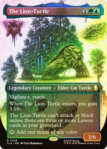 The Lion-Turtle (TLA) (328) / Borderless / Foil