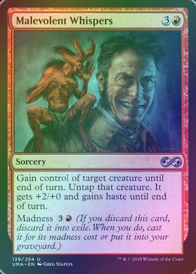 Malevolent Whispers (UMA) (139) / Foil