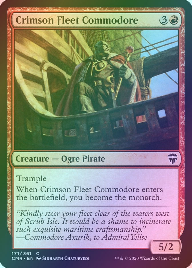 Crimson Fleet Commodore (CMR) (171) / Foil