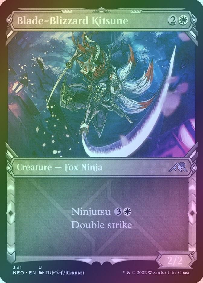 Blade-Blizzard Kitsune (NEO) (331) / Showcase / Foil