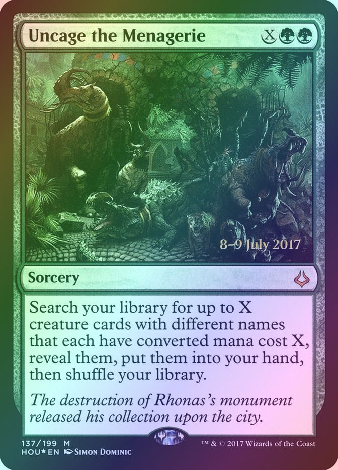 Uncage the Menagerie (PHOU) (137s) / Foil