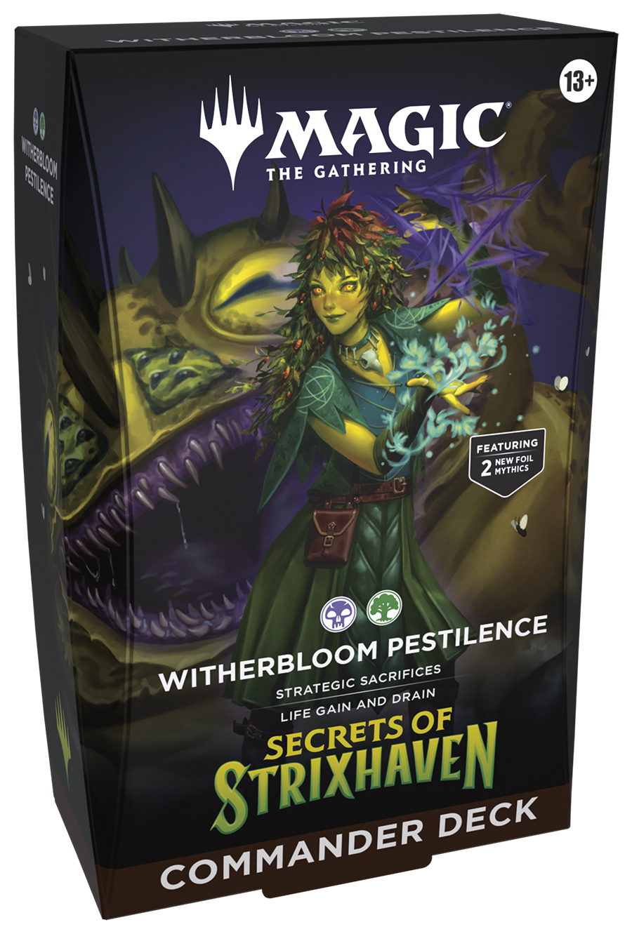 Secrets of Strixhaven Commander Deck - Witherbloom Pestilence — cara 1 de 2