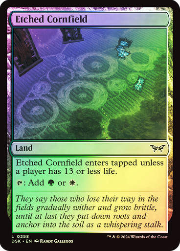 Etched Cornfield (DSK) (258) / Foil