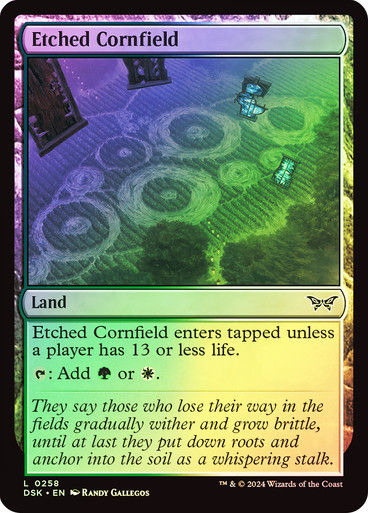 Etched Cornfield (DSK) (258) / Foil