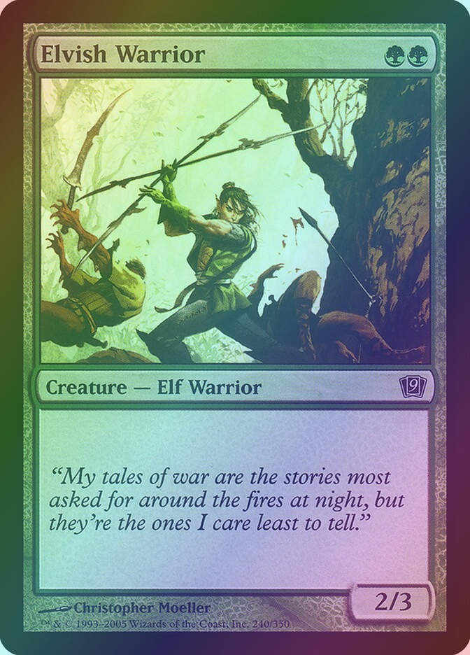 Elvish Warrior (9ED) (240★) / Foil