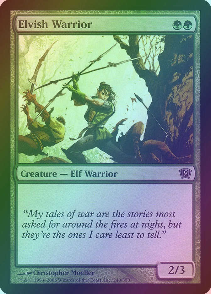 Elvish Warrior (9ED) (240★) / Foil