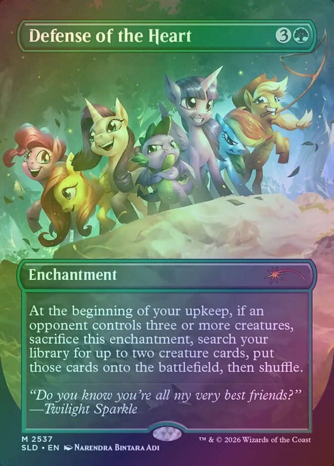 Defense of the Heart (SLD) (2537) / Borderless / Foil