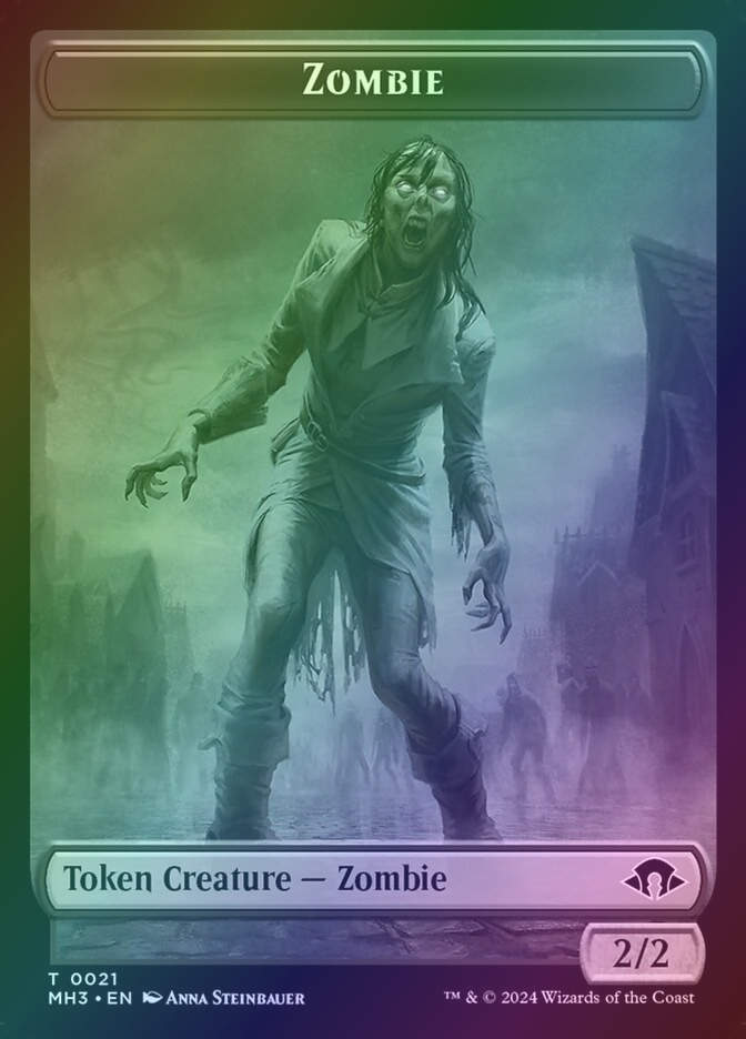 Zombie // Phyrexian Germ (TMH3) (21 // 16) / Foil