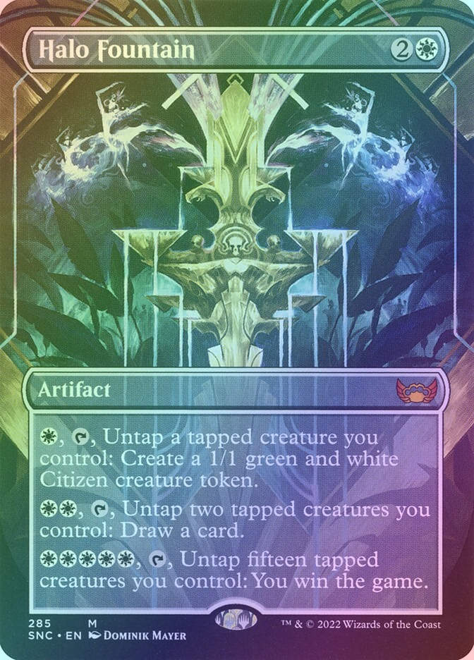 Halo Fountain (SNC) (285) / Borderless / Foil