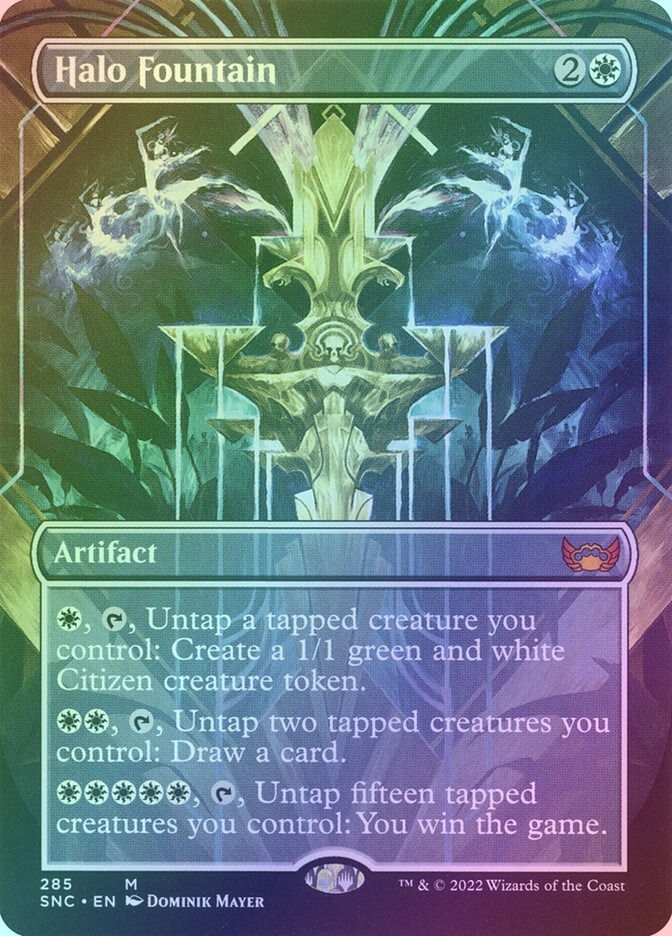 Halo Fountain (SNC) (285) / Borderless / Foil