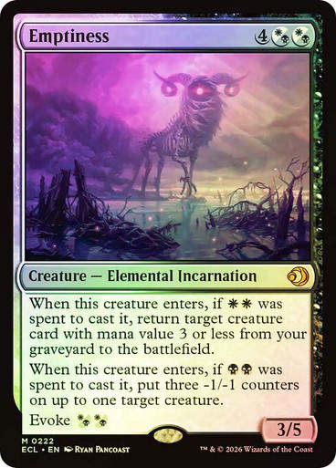 Emptiness (ECL) (222) / Foil