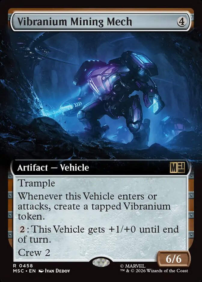 Vibranium Mining Mech (MSC) (458) / Extended Art