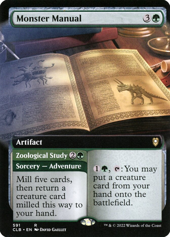 Monster Manual // Zoological Study (CLB) (591) / Extended Art
