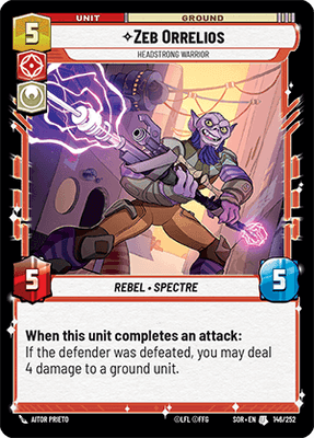 Zeb Orrelios - Headstrong Warrior (SOR_#146/252)