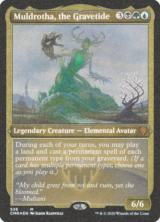 Muldrotha, the Gravetide (CMR) (528) / Foil Etched