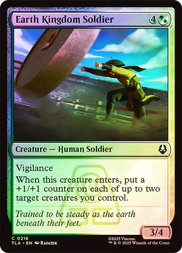 Earth Kingdom Soldier (TLA) (216) / Foil