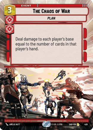 The Chaos of War (Hyperspace) (SHD_#428) / Foil