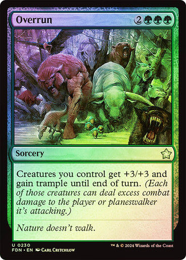 Overrun (FDN) (230) / Foil