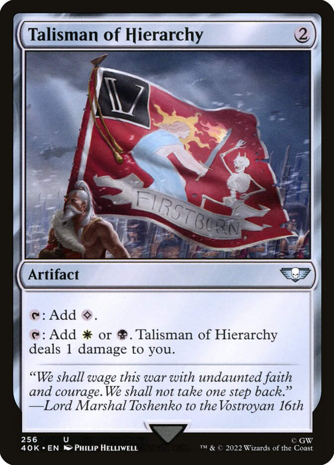 Talisman of Hierarchy (40K) (256)