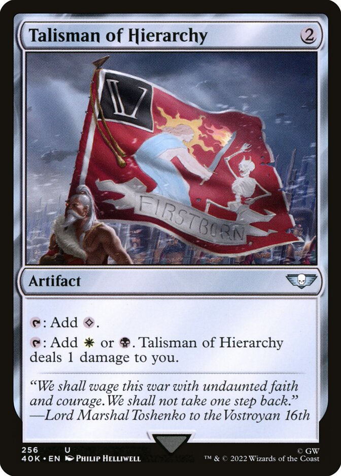 Talisman of Hierarchy (40K) (256)