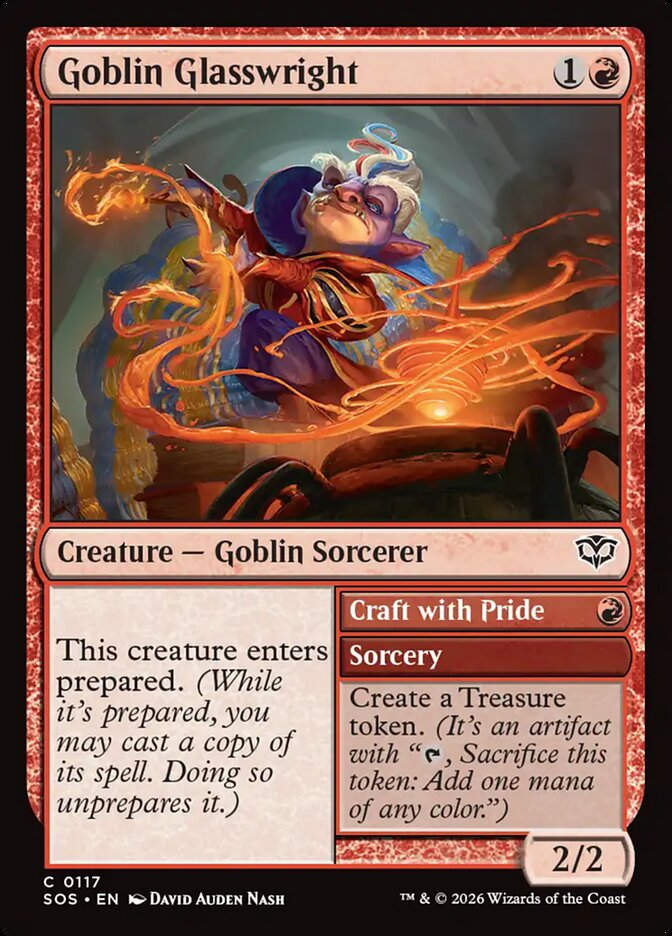 Goblin Glasswright // Craft with Pride (SOS) (117)