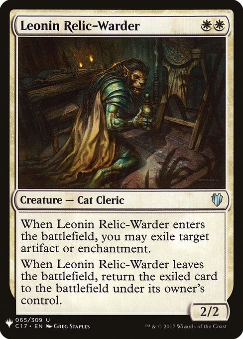 Leonin Relic-Warder (PLST) (C17-65)