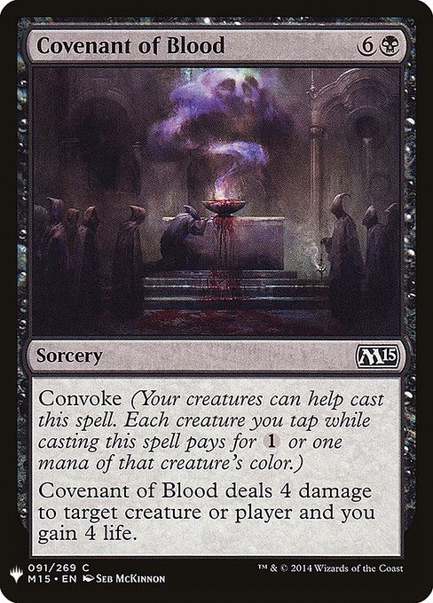 Covenant of Blood (PLST) (M15-91)