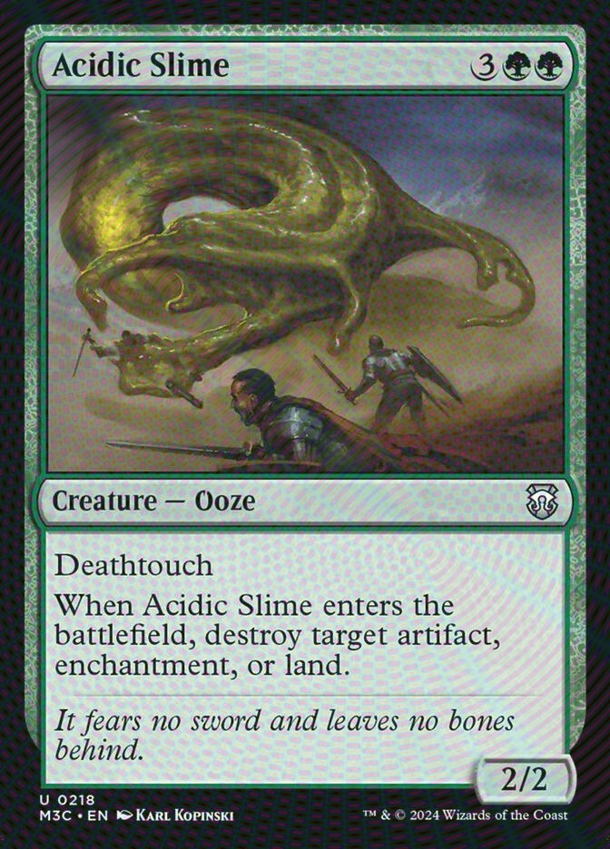 Acidic Slime (M3C) (218) / Ripple Foil