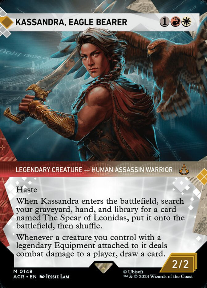 Kassandra, Eagle Bearer (ACR) (148) / Borderless / Showcase