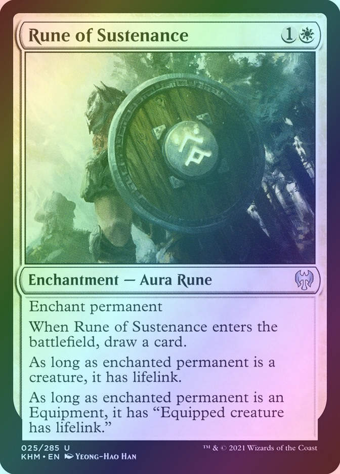 Rune of Sustenance (KHM) (25) / Foil