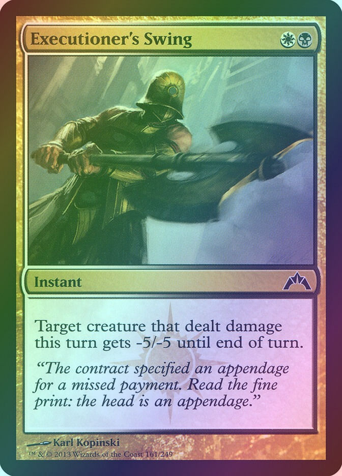 Executioner's Swing (GTC) (161) / Foil