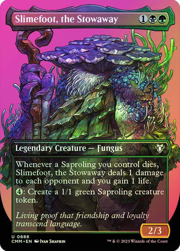 Slimefoot, the Stowaway (cmm) / Borderless / Foil