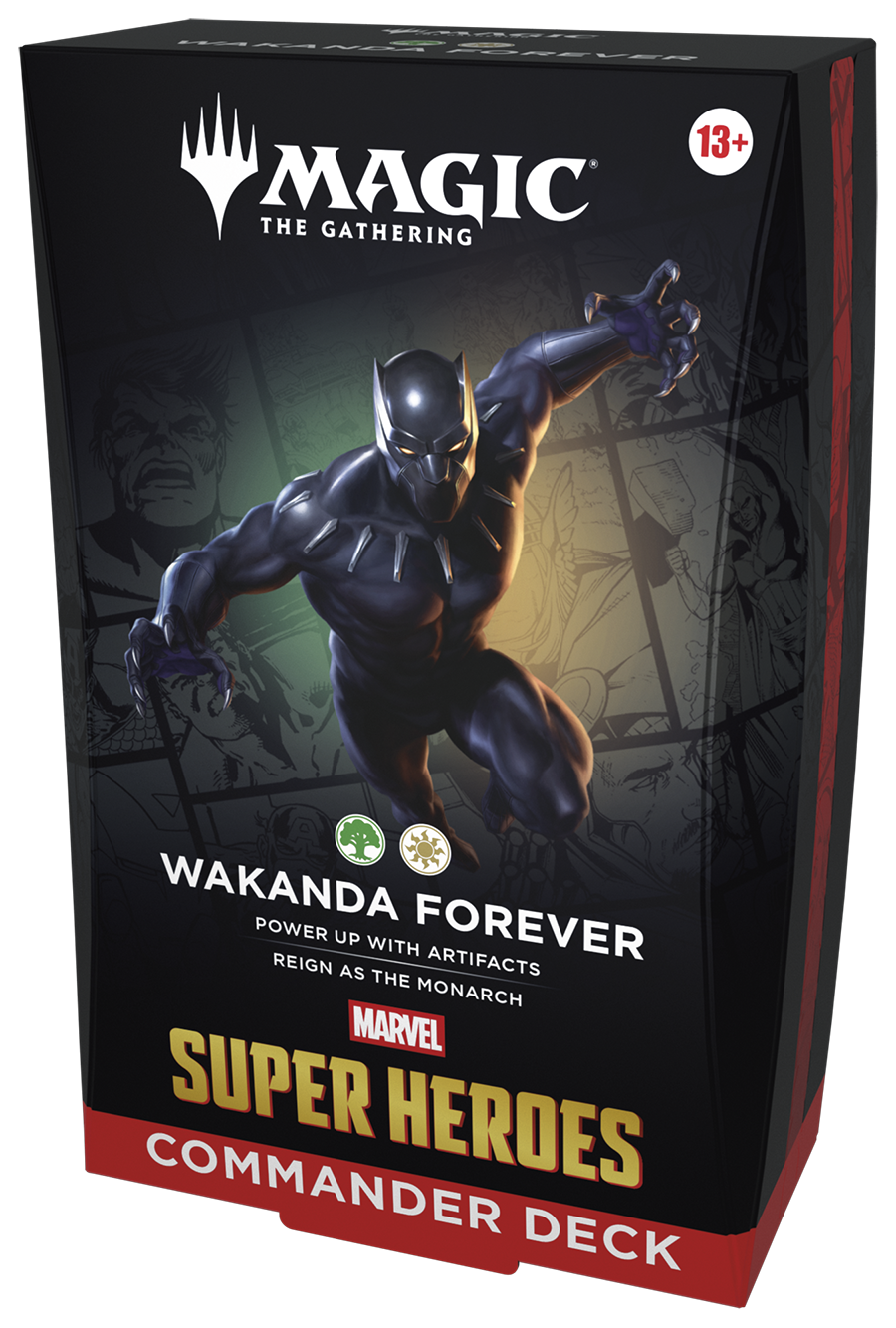 Marvel Super Heroes Commander Deck - Wakanda Forever — cara 2 de 2