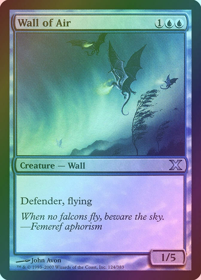 Wall of Air (10E) (124★) / Foil