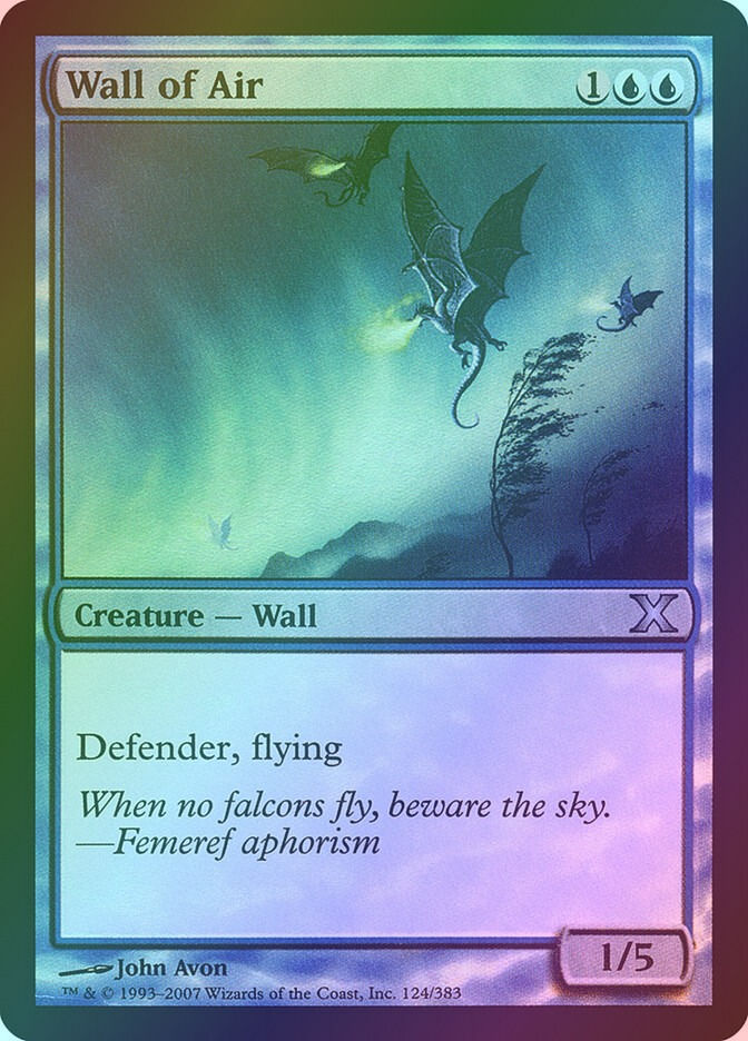 Wall of Air (10E) (124★) / Foil