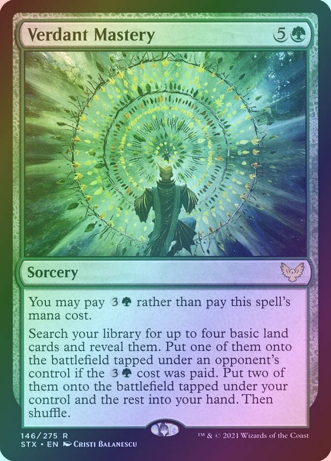 Verdant Mastery (STX) (146) / Foil
