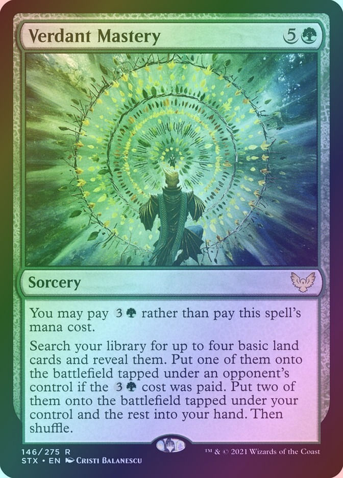 Verdant Mastery (STX) (146) / Foil