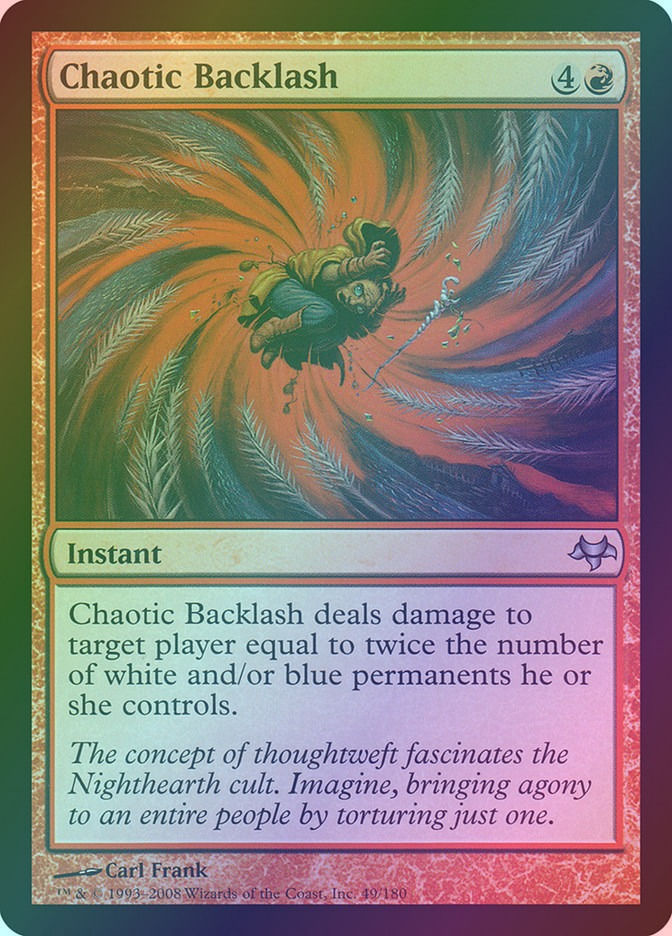 Chaotic Backlash (EVE) (49) / Foil