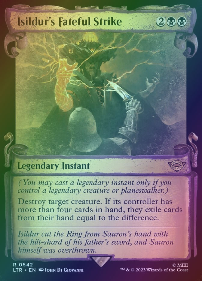 Isildur's Fateful Strike (LTR) (542) / Showcase / Foil