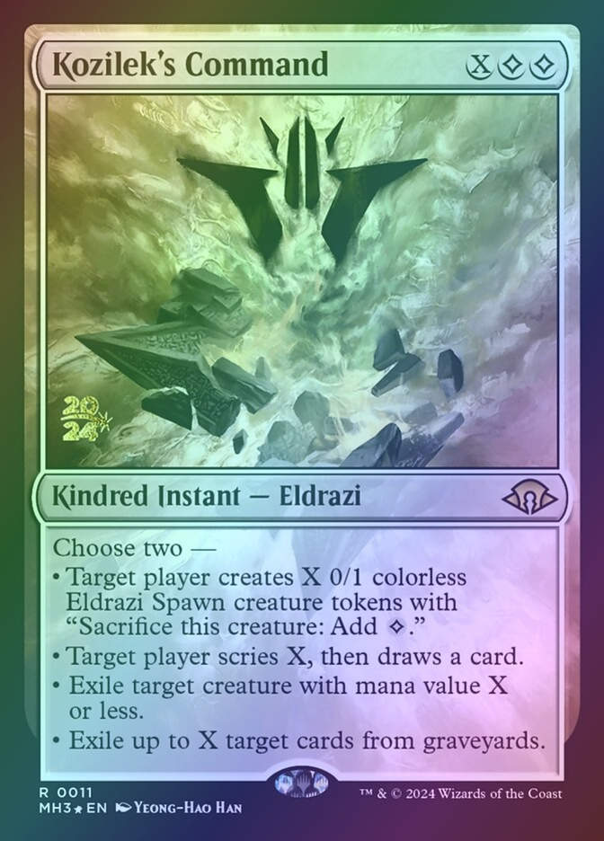 Kozilek's Command (PMH3) (11s) / Foil