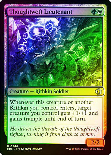Thoughtweft Lieutenant (ECL) (246) / Foil